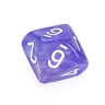 Glow-in-the-dark d10 dice set