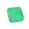 Glow-in-the-dark d10 dice set
