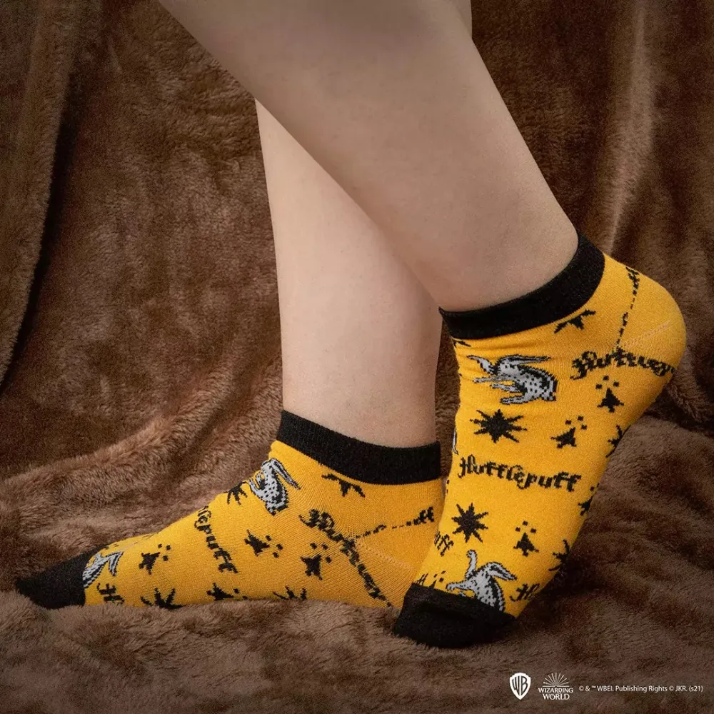 Harry Potter Knöchelsocken - Hufflepuff (3 Paar)
