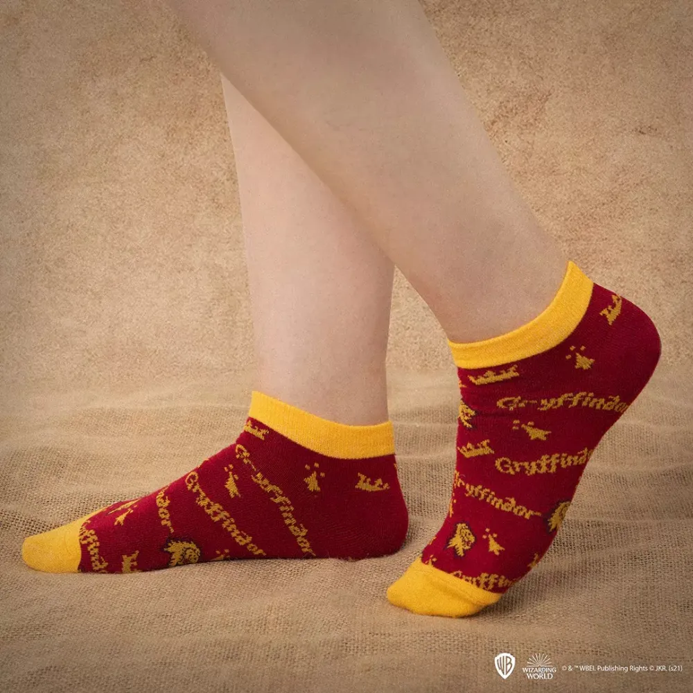 Harry Potter Knöchelsocken - Gryffindor (3 Paar)