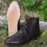 Knöchelhohe Schnürstiefel, dunkelbraun
