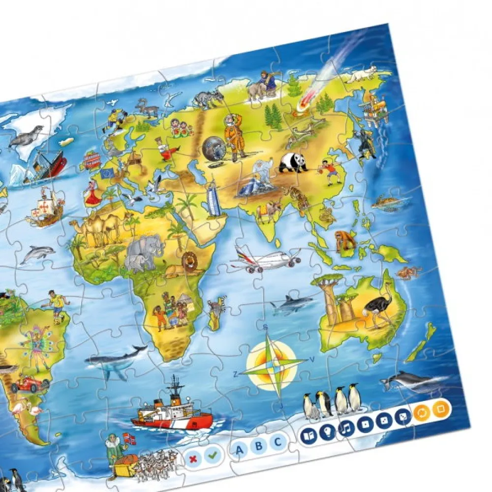 Kouzelné čtení: Puzzle Svět
