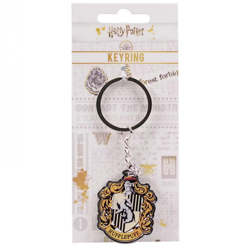 Harry Potter Metall-Schlüsselanhänger - Hufflepuff