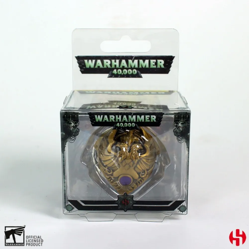 Warhammer Metall-Schlüsselanhänger - Custodian Schulterpanzer
