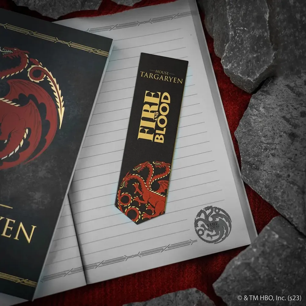 Metall-Lesezeichen House of the Dragon - Targaryen