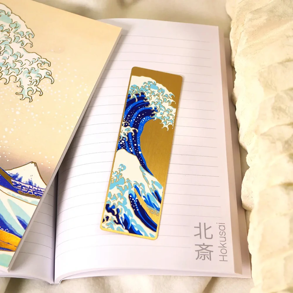 The Great Wave off Kanagawa Metal Bookmark