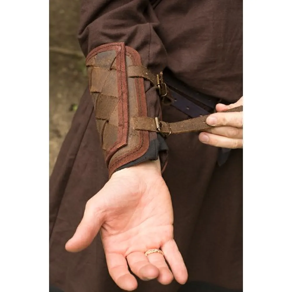 Wikinger-Armschienen aus Leder