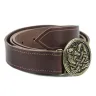 Celtic Hound Leather Belt