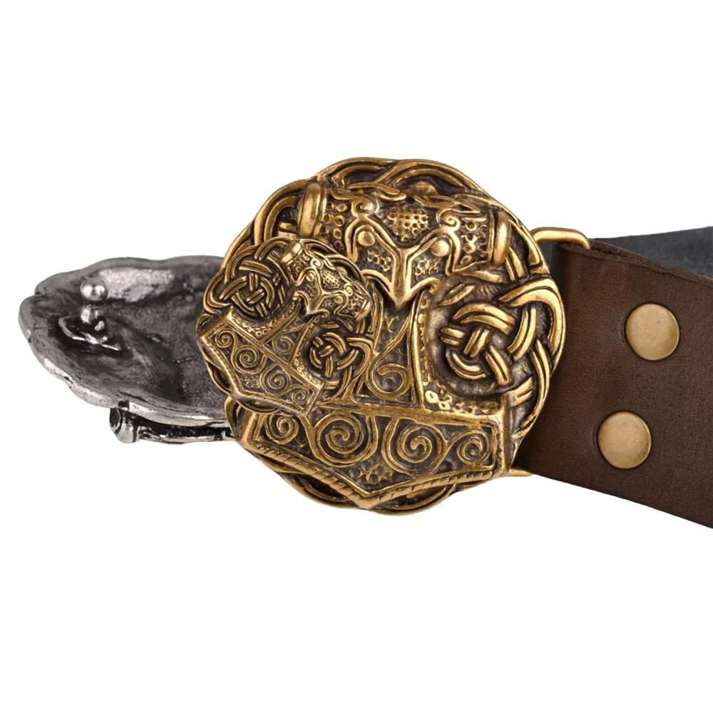 Mjolnir Leather Belt