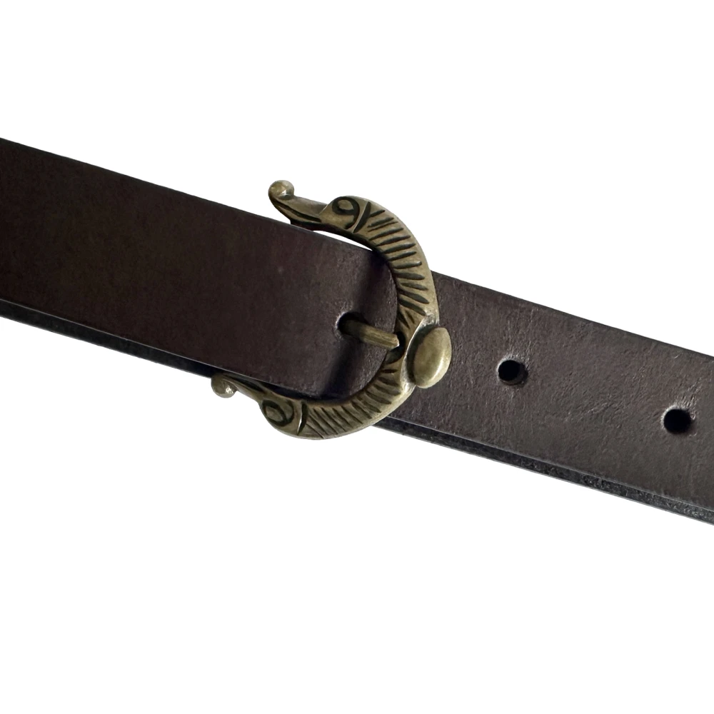 Decorated Leather Belt - Medieval
