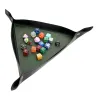 Kožený trojúhelníkový Dice Tray