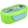 Minecraft lunch box with cutlery and spoon