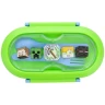 Minecraft lunch box with cutlery and spoon