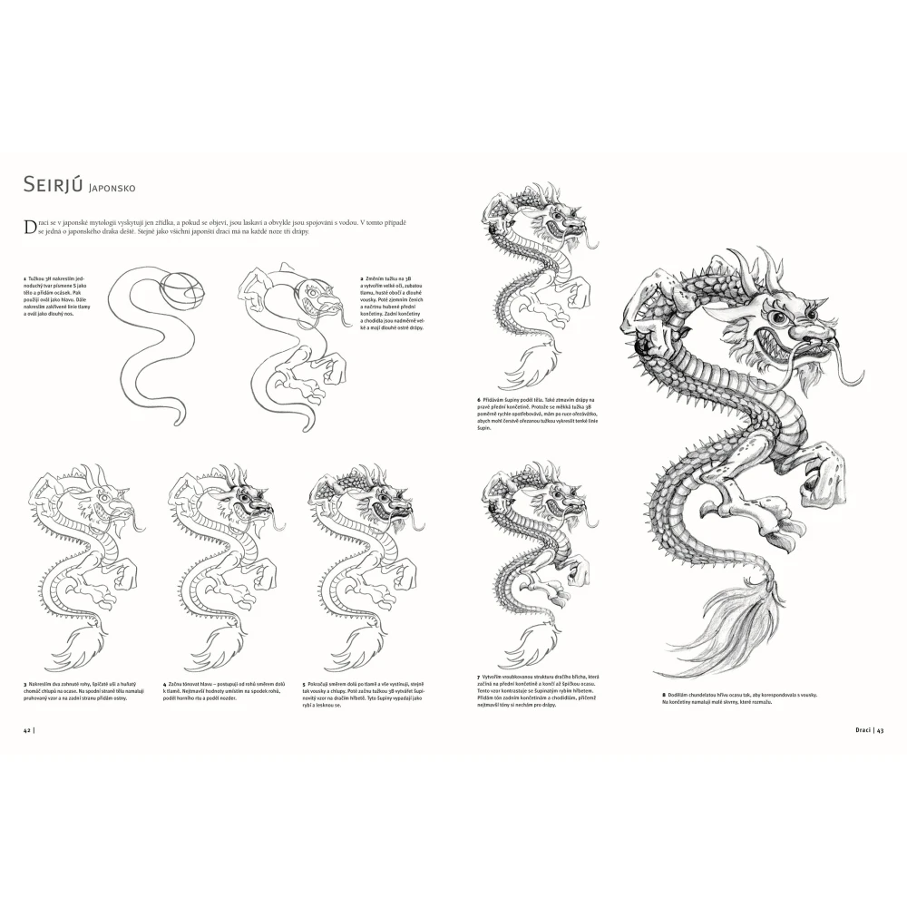 Kreslení - Draci a jiné fantasy postavy