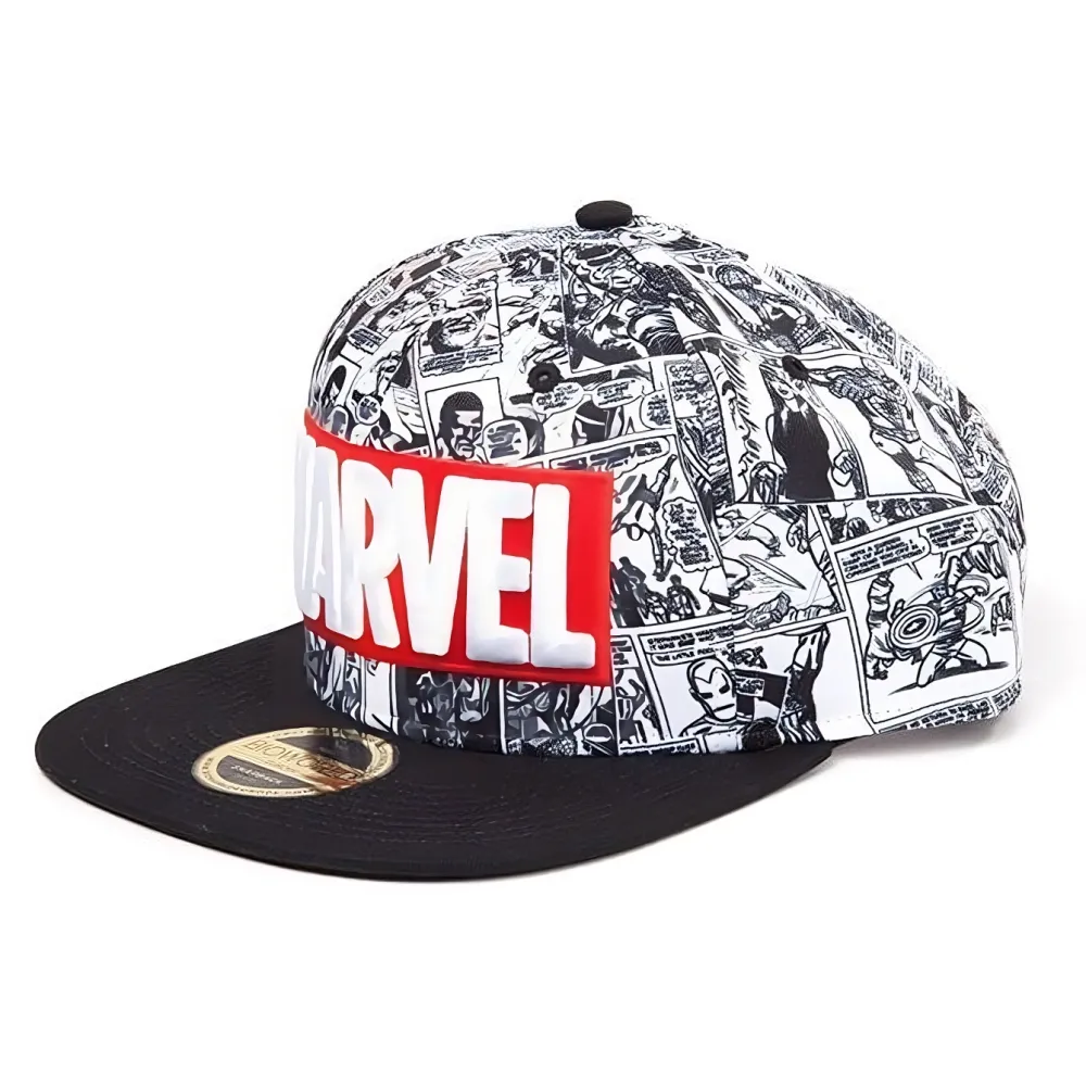Marvel Cap - Classic Red and White Logo