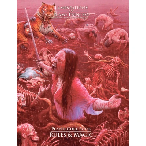 Lamentations of the Flame Princess RPG (alternate cover)