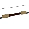 Laminated bow with a wooden riser