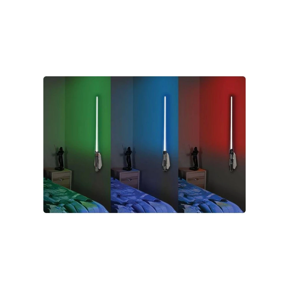 Nástenné svietidlo so svetelným mečom Star Wars