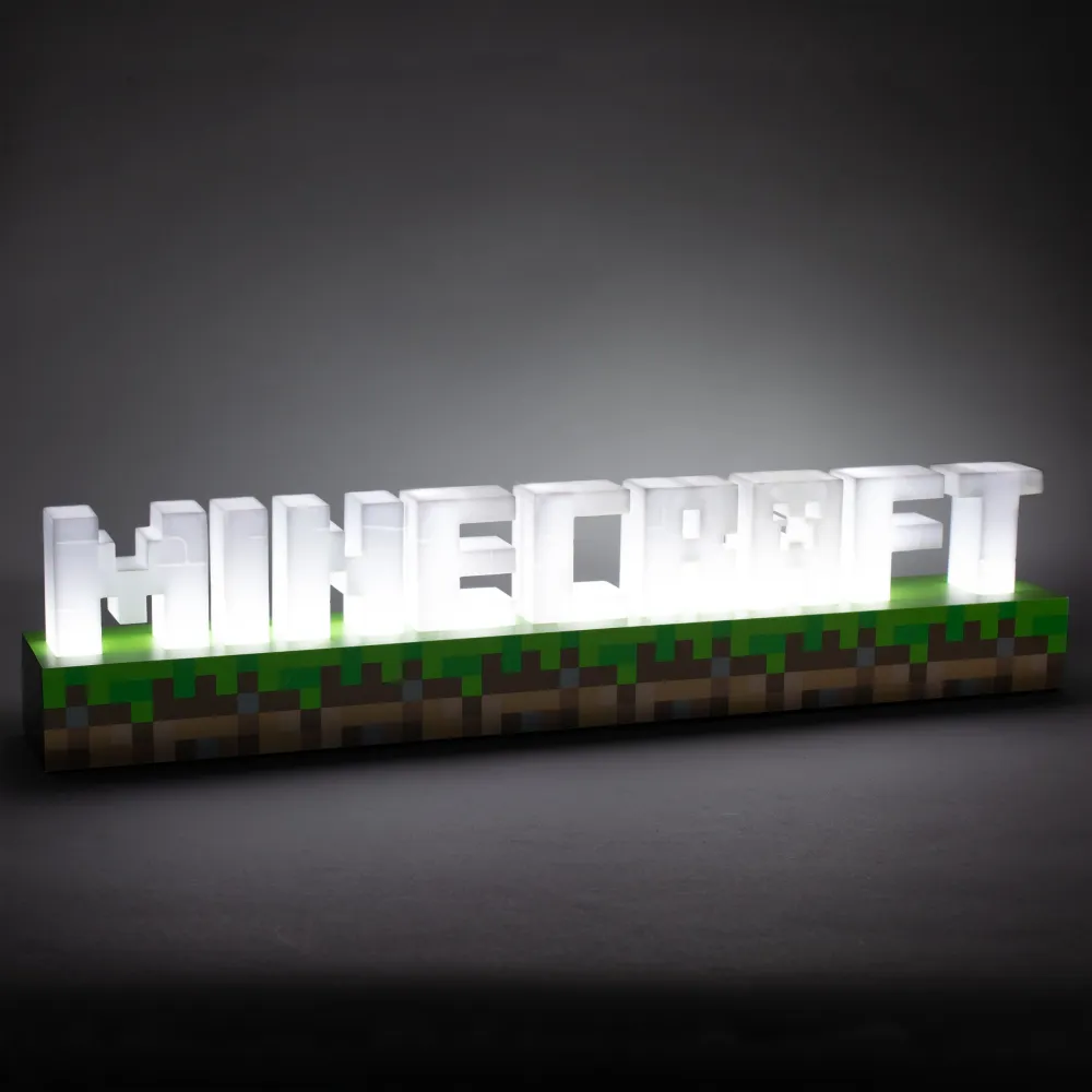 Lampička Minecraft - Logo