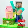 Minecraft Lampe - Steve Diorama