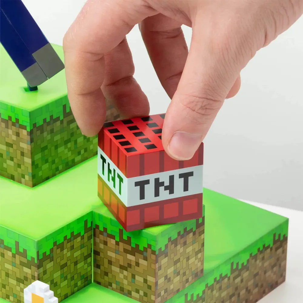 Minecraft Lampe - Steve Diorama