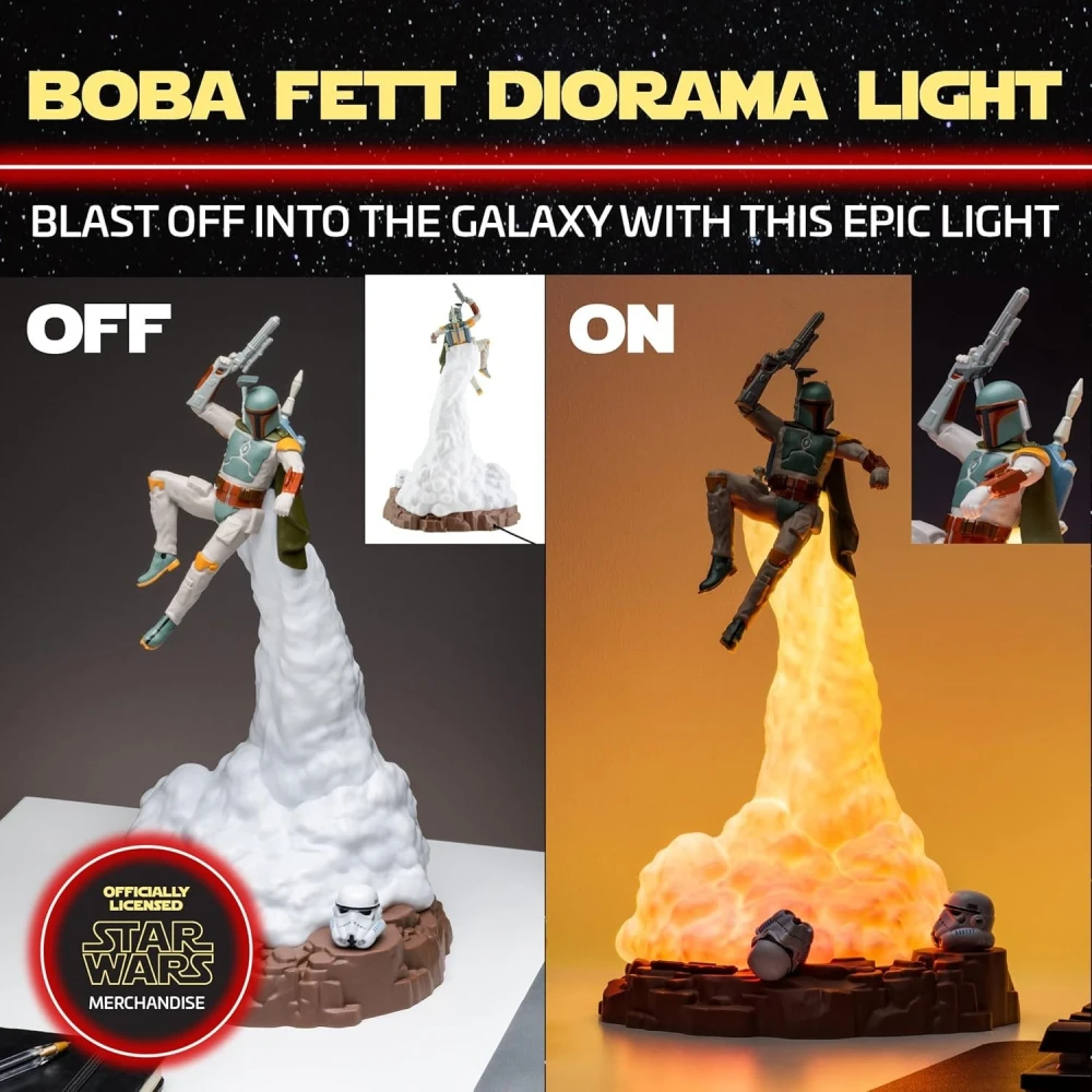 Lampička Star Wars - Boba Fett