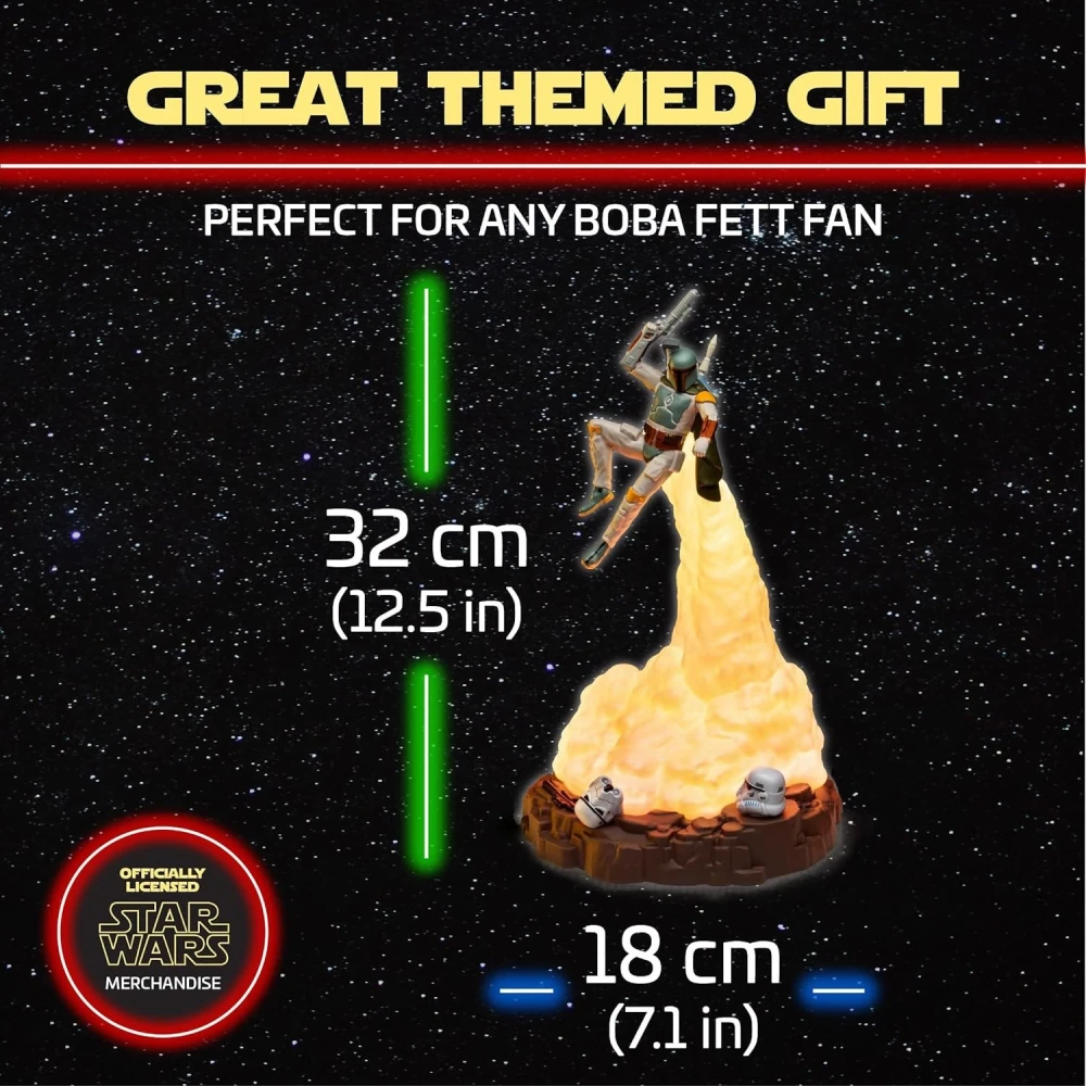 Lampička Star Wars - Boba Fett