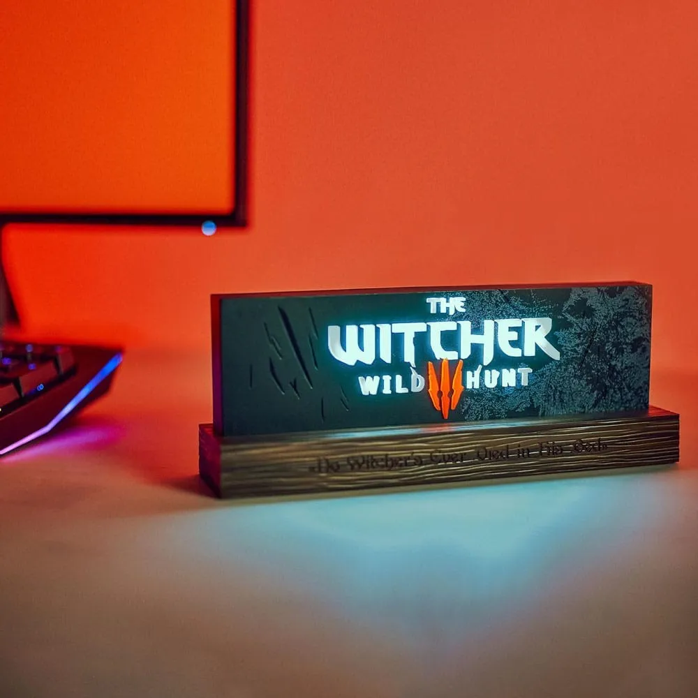 Witcher Lampe - Wild Hunt Logo