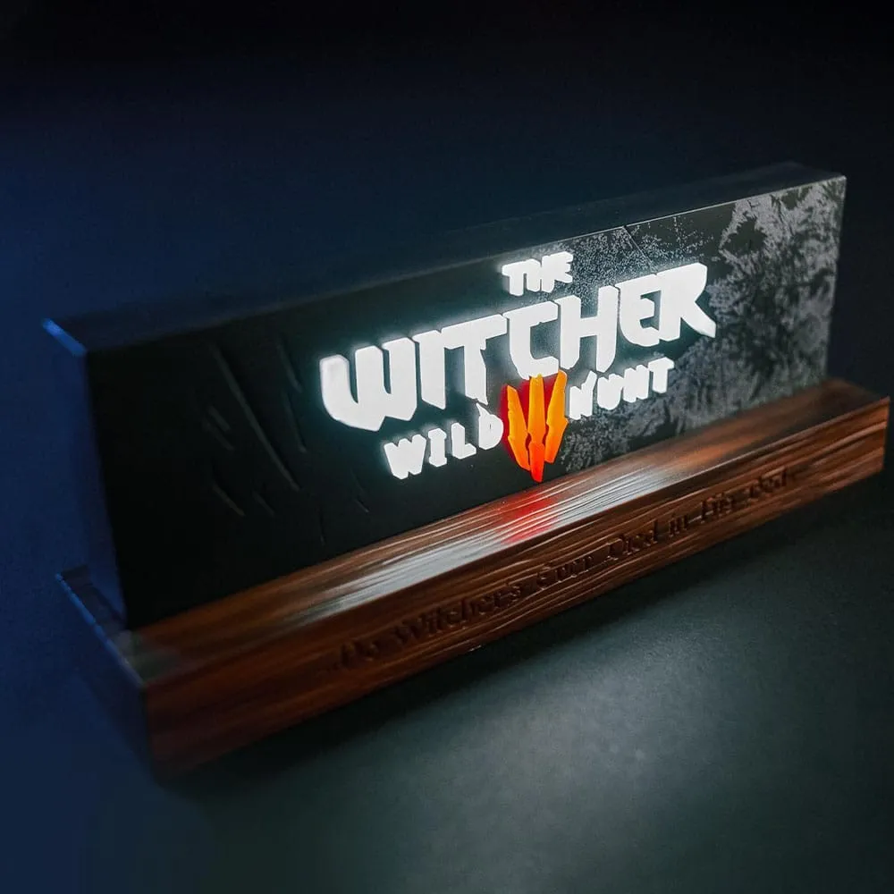 Witcher Lampe - Wild Hunt Logo