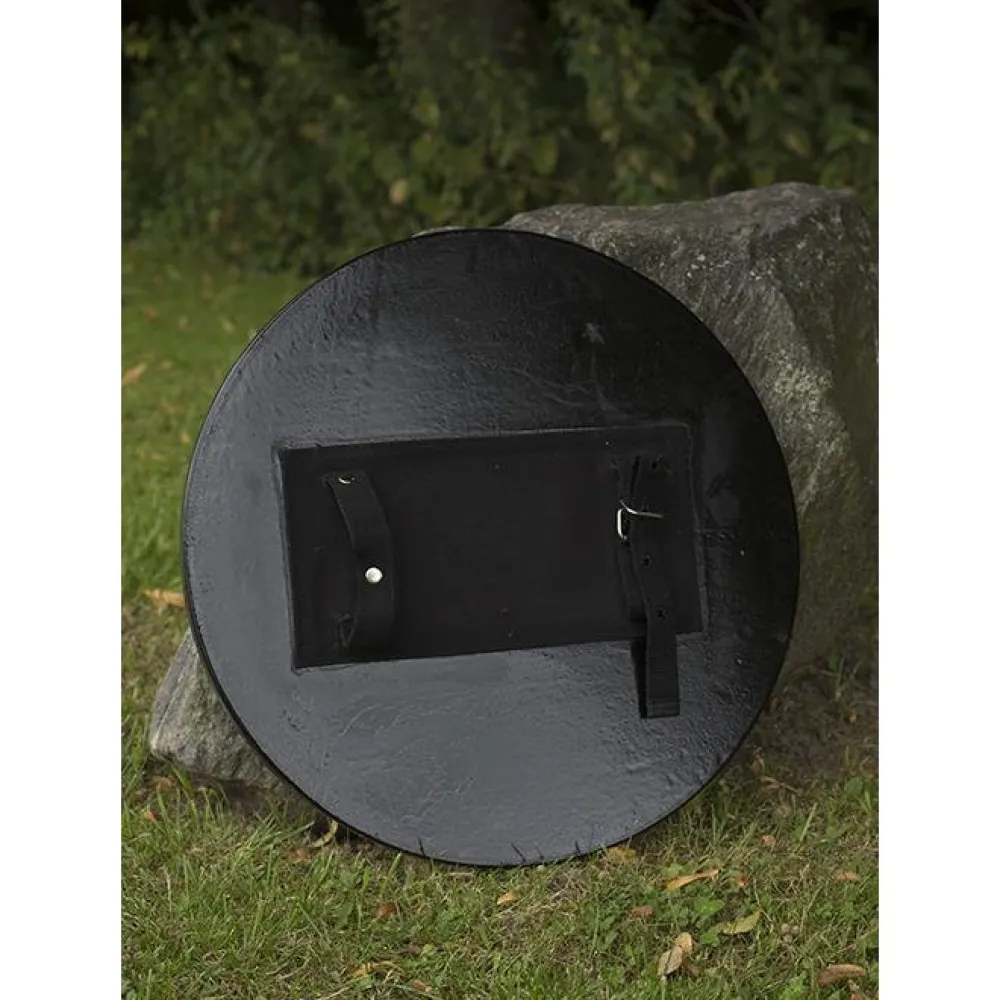 Round latex shield - black and green