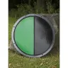 Round latex shield - black and green