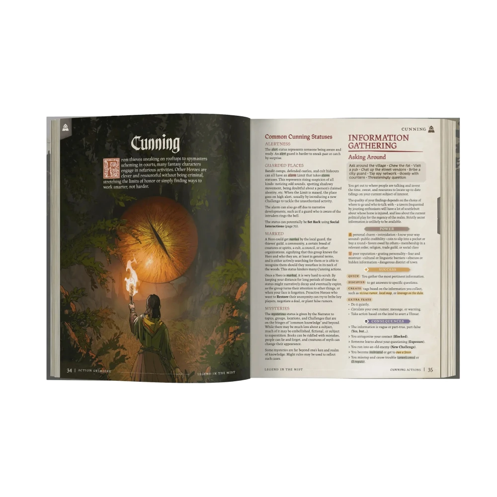 Legend in the Mist - Action Grimoire