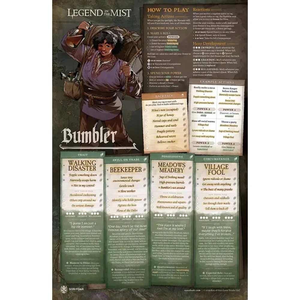 Legend in the Mist - Character Pack (20)