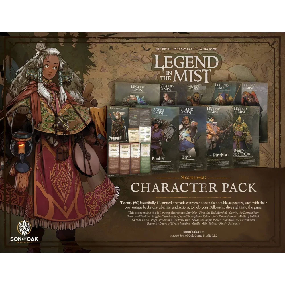 Legend in the Mist - Character Pack (20)