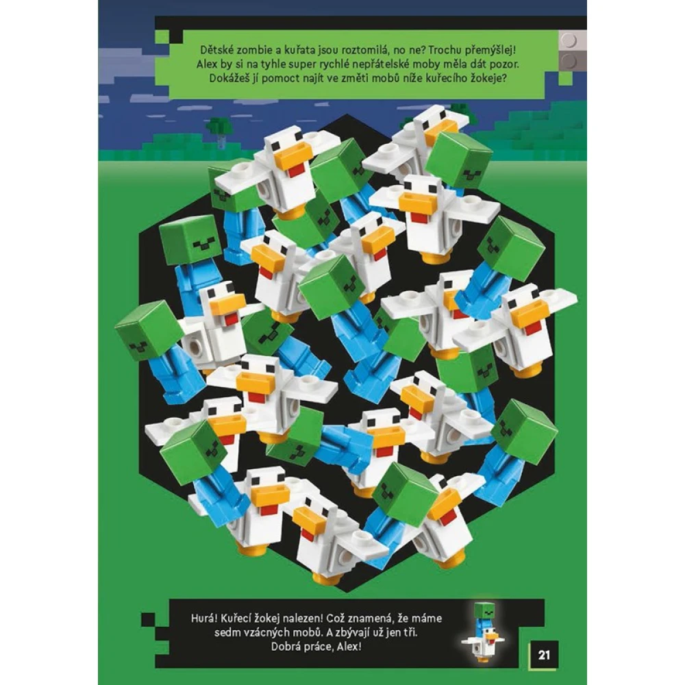 LEGO® Minecraft® Auf der Jagd nach seltenen Mobs