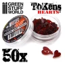 Life Tokens (hearts), 50 pcs