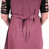 Women's Linen Apron Lobelia - purple