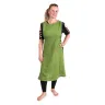 Women's Linen Apron Lobelia - Green