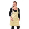 Linen pinafore dress, sand