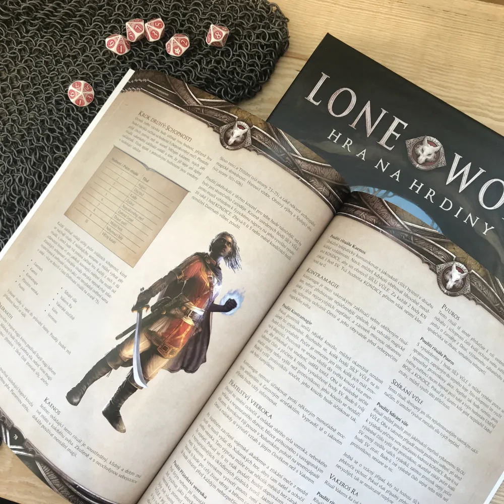 Lone Wolf - hra na hrdiny - Velmistrovská sada