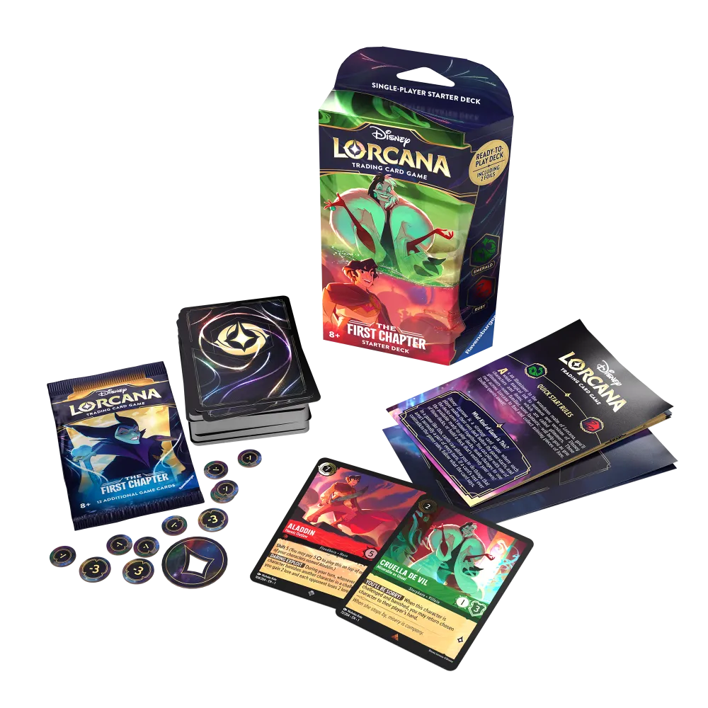 Lorcana TCG: First Chapter Starter Deck - Emerald/Ruby