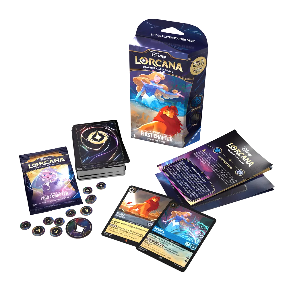 Lorcana TCG: First Chapter Starter Deck - Sapphire/Steel
