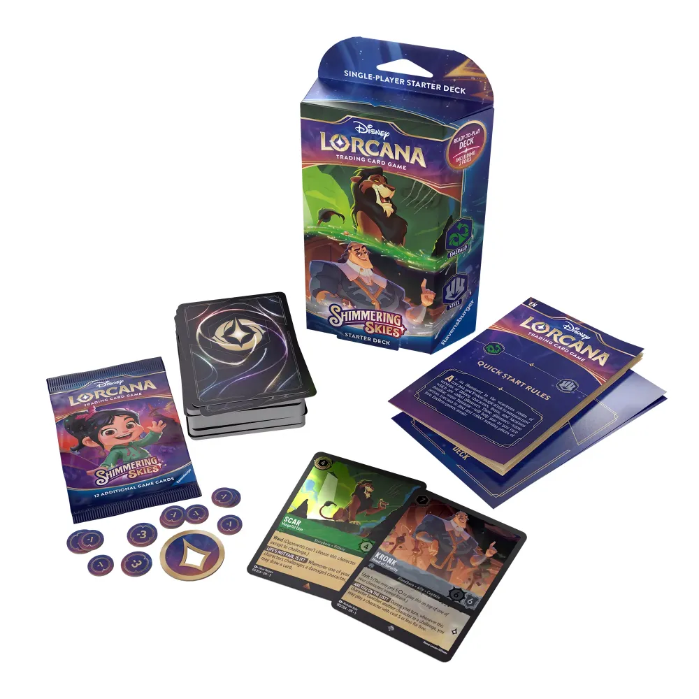 Lorcana TCG: Shimmering Skies - Emerald/steel Starter Deck