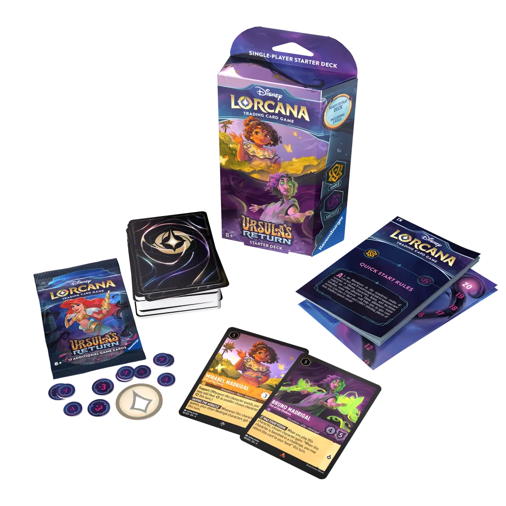 Lorcana TCG: Ursula's Return - Amethyst/Amber Starter Deck