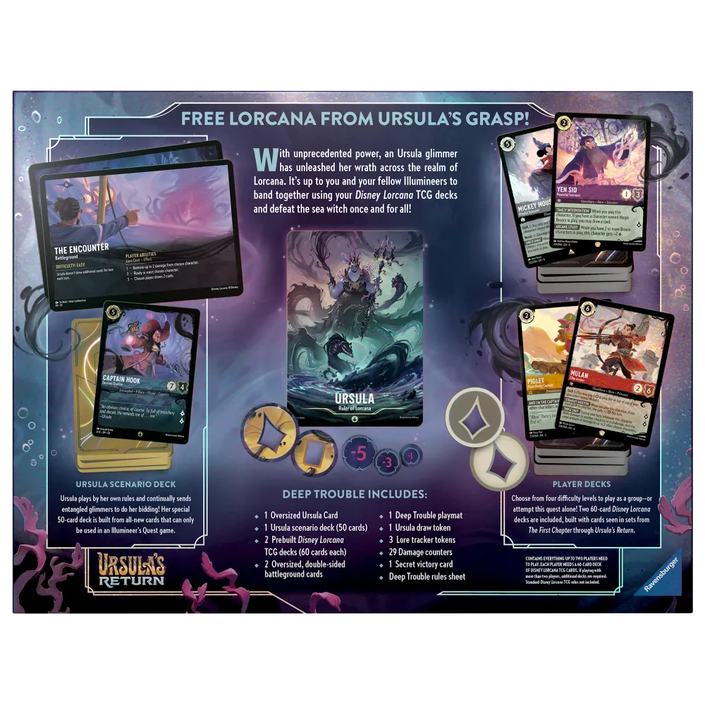 Lorcana TCG: Ursula's Return - Illumineer's Quest Deep Trouble
