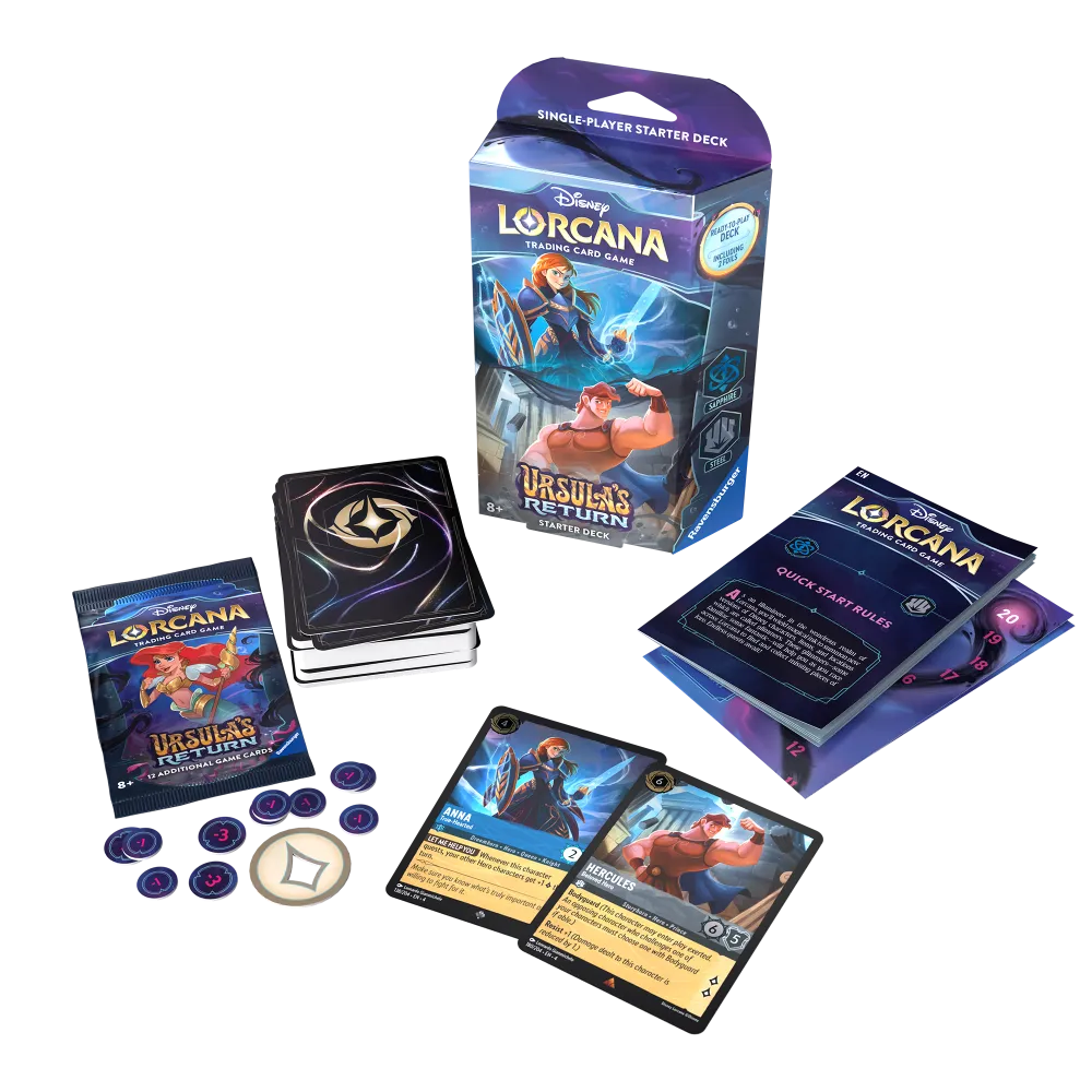 Lorcana TCG: Ursula's Return - Sapphire/Steel Starter Deck