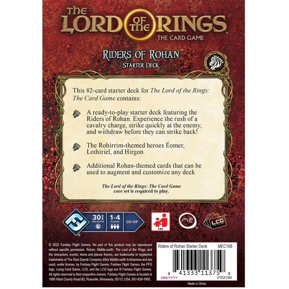 Lord of the Rings LCG: Riders of Rohan Starter Deck