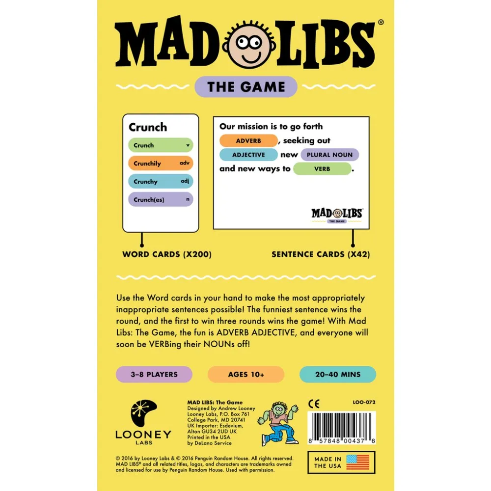 Mad Libs: The Game