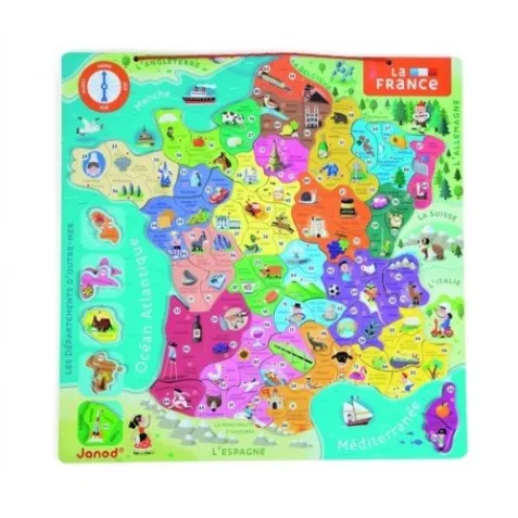 Magnetische Karte - Frankreich