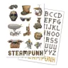 Steampunkové magnetky na chladničku